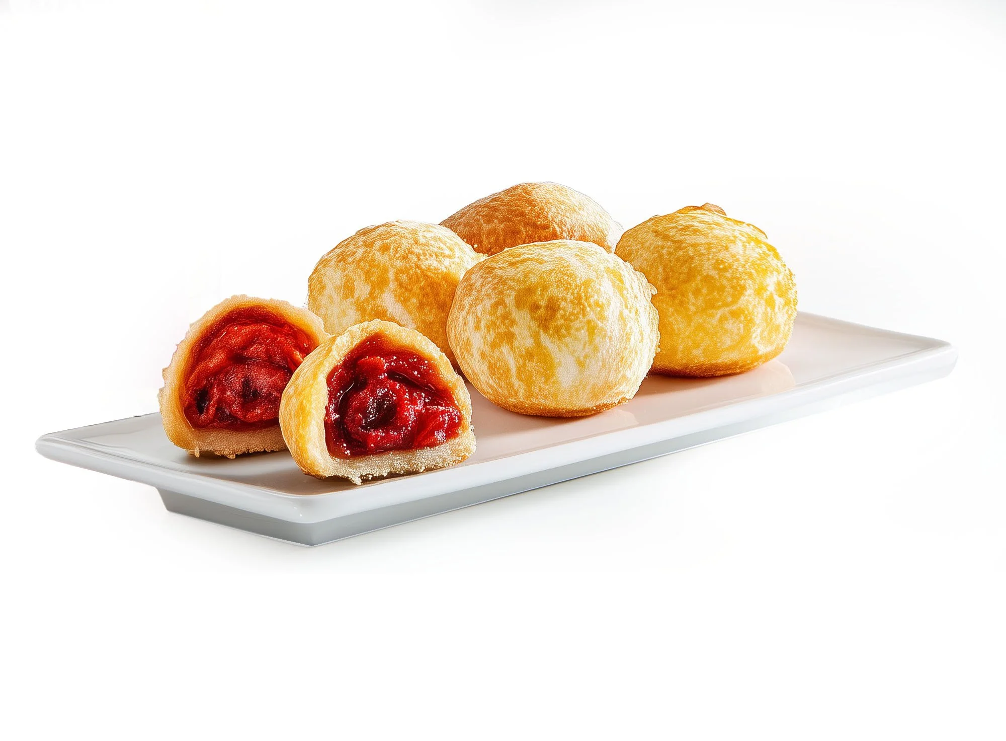 PÃO DE QUEIJO GRATINADO RECHEADO COM GOIABADA 360g