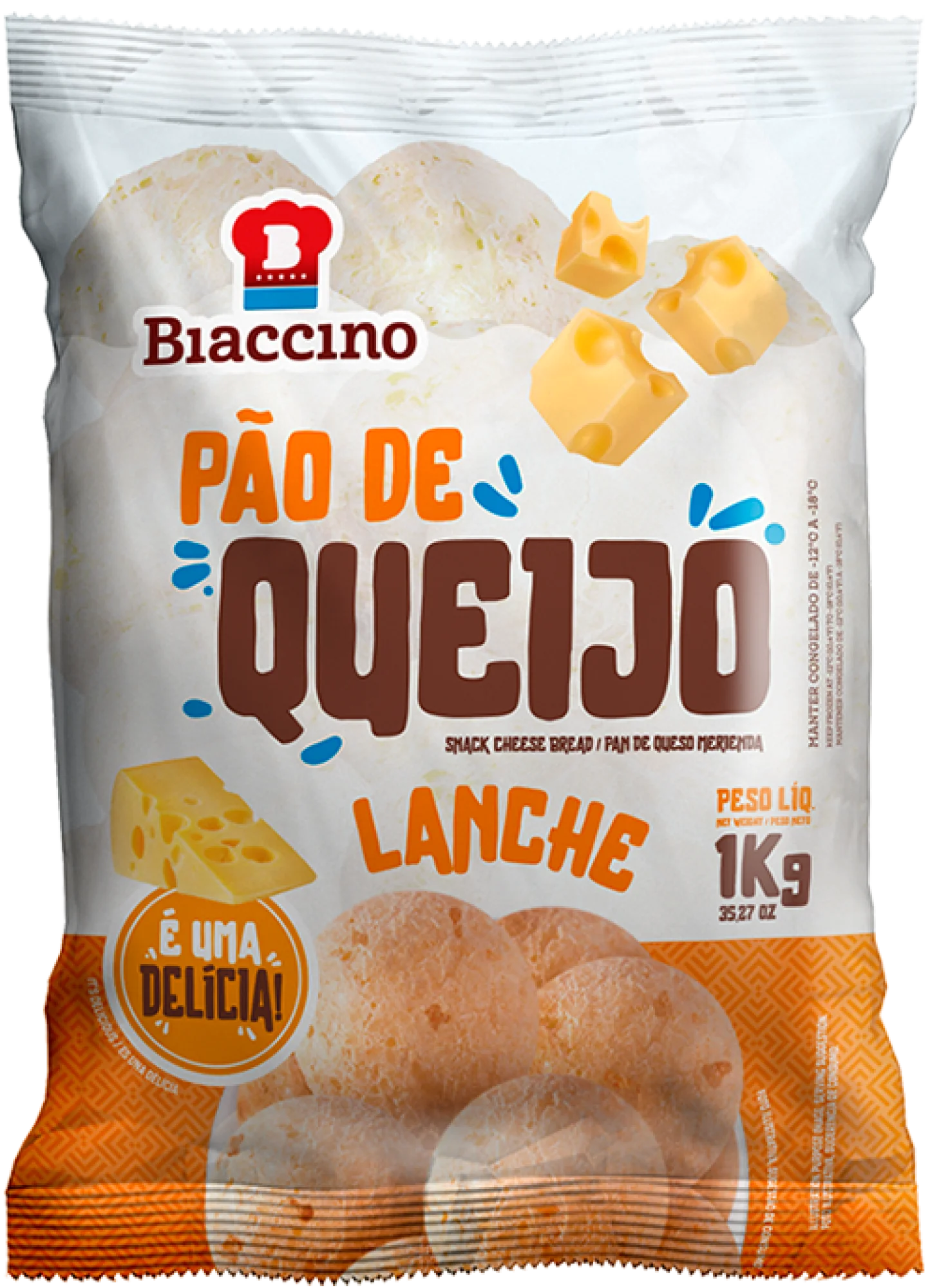 Pão de Queijo Lanche 1Kg