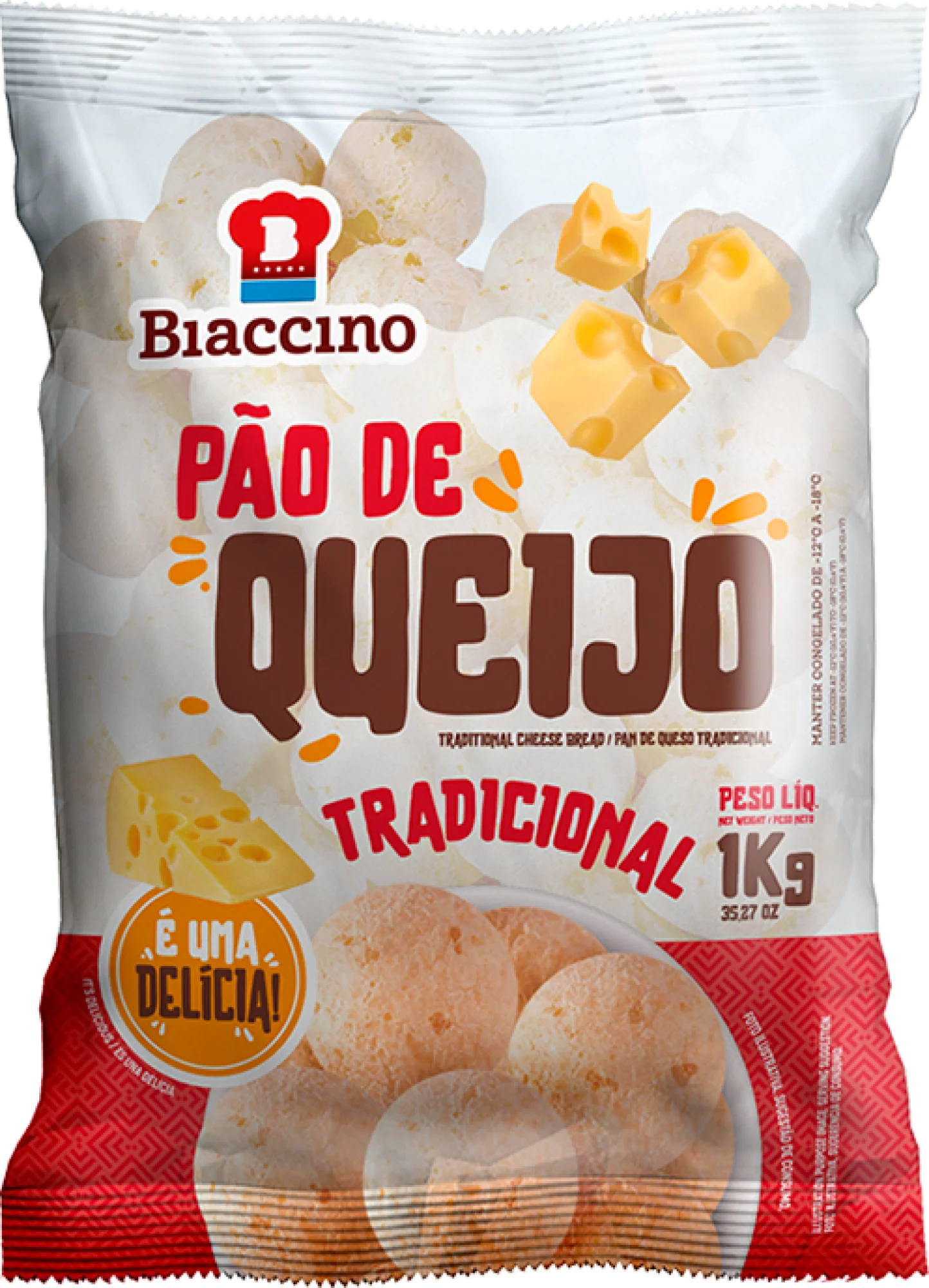 Pão de Queijo Tradicional 1kg